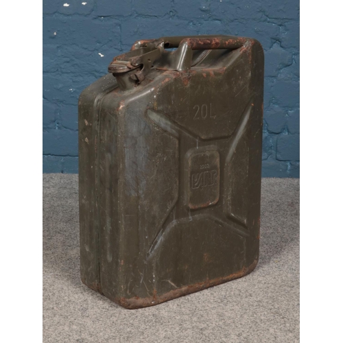 347 - A Hart 20L jerry can with contents.