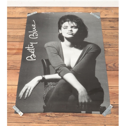 199 - A Betty Blue promotional poster. Approx. dimensions 68.5cm x 100cm.