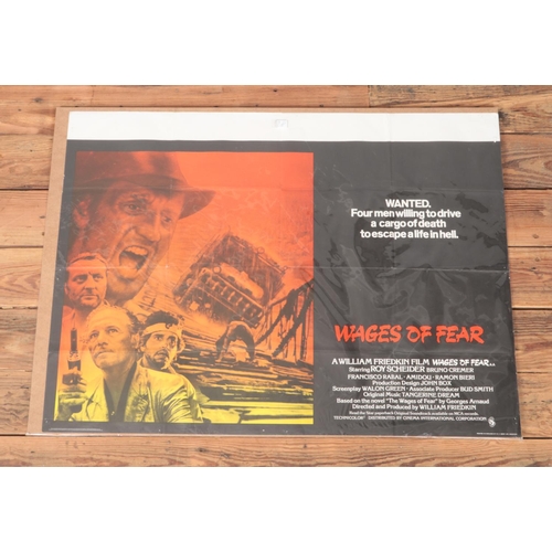 203 - Quad poster of WAGES OF FEAR (1977)