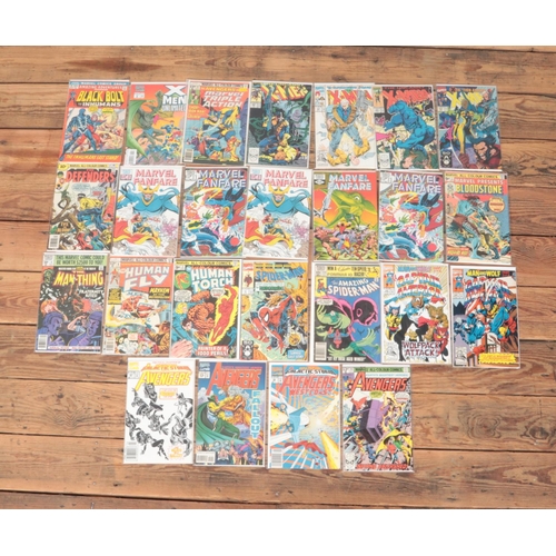 441 - A quantity of Marvel comic books including The Human Torch, The Amazing Spider-man, The Avengers, Ca... 