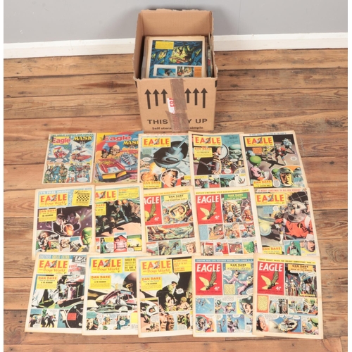 442 - A box of 1960s Eagle comics.