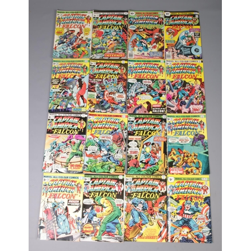 417 - A quantity of 1970s Marvel Comics Group Captain America and Captain America and The Falcon comics. I... 