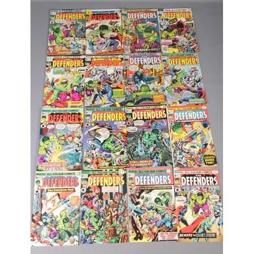 419 - A collection of 1970s Marvel The Defenders comics. Includes No. 22, 33, 32, 31, 29, etc.