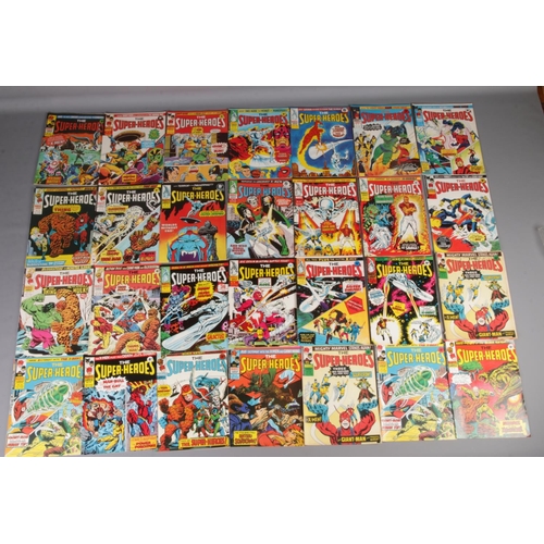 422 - A quantity of 1970s Marvel Comics Group Super-Heroes comics. Approximately 60.