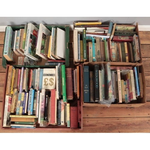 426 - A large collection of books. Including antique examples, etc.