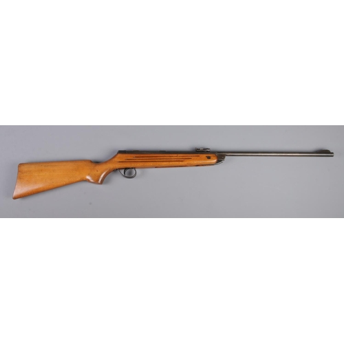 12 - A BSA Meteor MK I 0.22cal break barrel air rifle. Stamped T 33909 CANNOT POST.