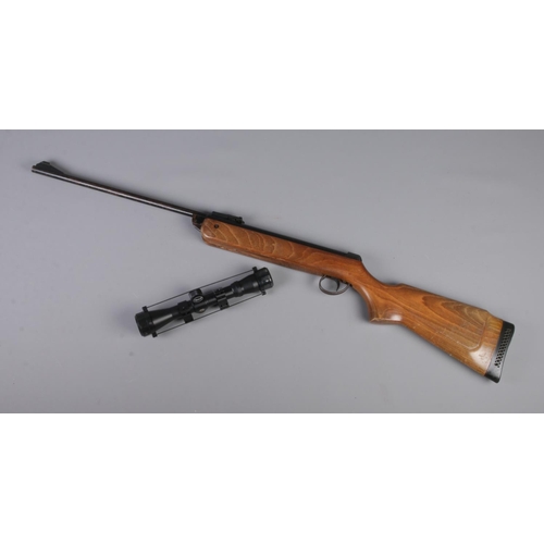 24 - BSA Meteor MK lll .22 air rifle (1969 - 1973) with scope. CANNOT POST