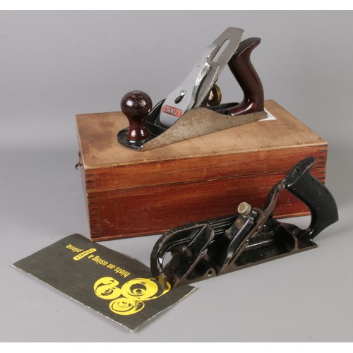 10 - Two Stanley woodworking planes, Stanley No.4 and a Stanley No.78.