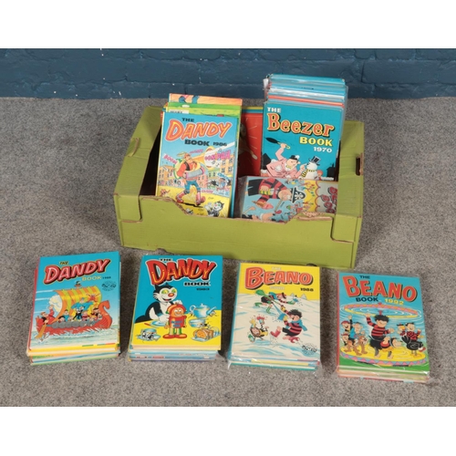 480 - One box of Beano, Dandy and Beezer annuals