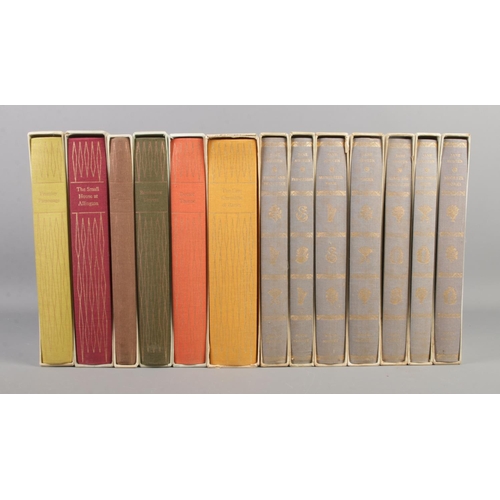 498 - Folio Society; A collection of cased books from authors Jane Austen and Anthony Trollope. To include... 