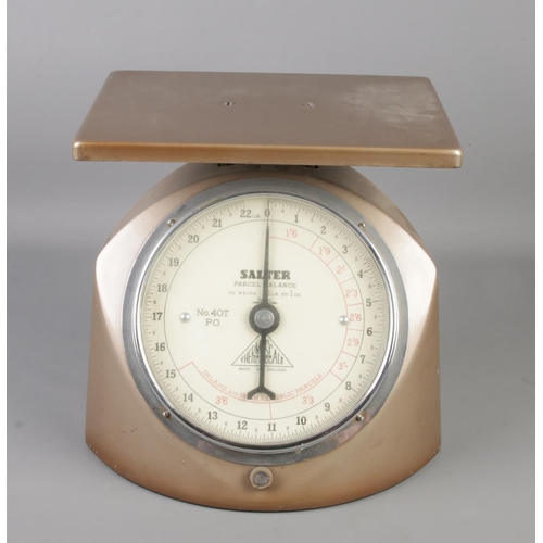 127 - A set of Salter parcel scales.