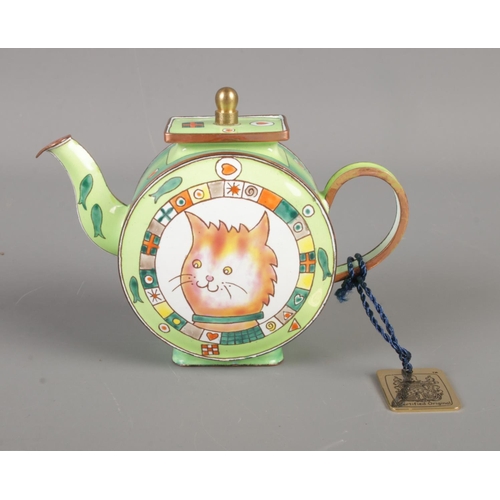 20 - A boxed Charlotte Di Vita 'Whiskers' ceramic teapot.