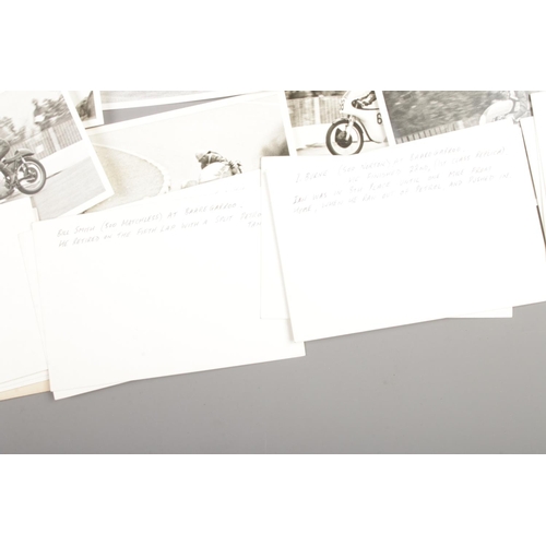 22 - A vast collection of Isle of Man TT photos and cards ranging from 1950's to 60's. Many dated with de... 