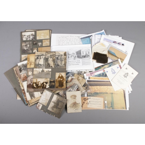 28 - A large collection of vintage military ephemera, photographs, information documents, and booklets. T... 