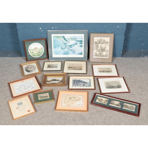 292 - Robert Taylor, Victory Over Dunkirk aviation print signed by pilot Bob Stanford-Tuck to lower right ... 