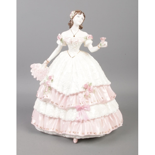 420 - A Coalport ceramic figurine, Olivia CW321. Limited Edition No. 3057. Height: 23cm.