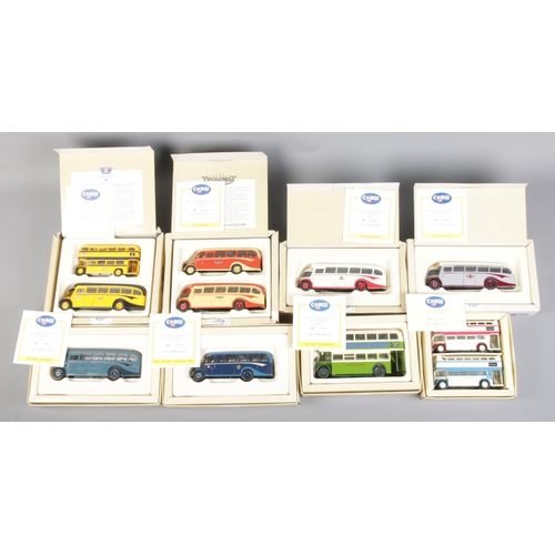 212 - Eight large Corgi Classic 'Commercials from Corgi', to include two vehicle 97050 Open Top Regent Set... 