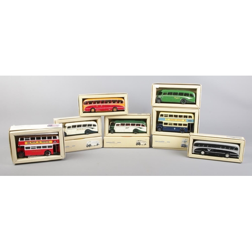 213 - A collection of ten boxed Corgi 'Public Transport' and 'Commercials' vehicles. To include 97823 Daim... 