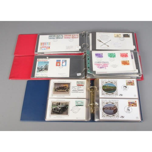 29 - Three albums of assorted first day covers, one containing Benham commemorative examples. Subjects in... 