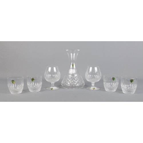 284 - A collection of Waterford Crystal glassware in the 'Colleen' design. To include two brandy balloon g... 