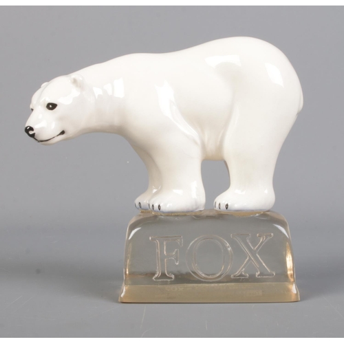 297 - A Limited Edition Royal Doulton advertising Polar Bear for Fox's Glacier Mints AC4. No. 480/2000. 11... 