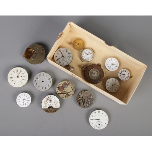 119 - A quantity of mostly pocket watch movements. Includes George Coates, Sheffield Goldsmith Company, et... 