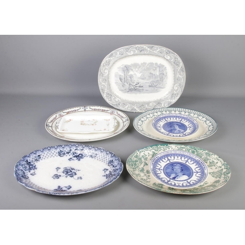 122 - A collection of assorted ceramic plates to include Royal Albert anniversary, Wedgwood Royal commemor... 