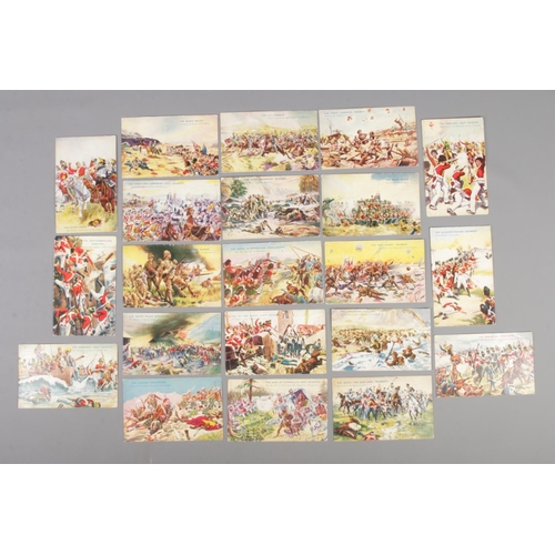 134 - A collection of Battles For The Flag trade cards, originally presented with The Wizard and The Rover... 