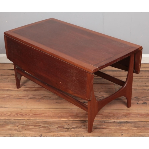 408 - A teak drop leaf Stateroom coffee table by Stonehill.