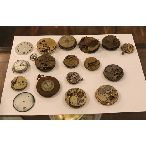 119 - A quantity of mostly pocket watch movements. Includes George Coates, Sheffield Goldsmith Company, et... 