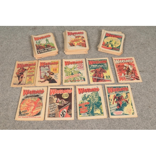 164 - A good collection of 1970's Warlord comics, including a run of numbers 1-18 (1974-75).