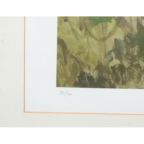 140 - After Sidney Robert Nolan (1917-1992), a large framed limited edition lithograph, First Class Marksm... 