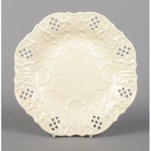 4 - John Thomas Morton, Filey, an early 20th century creamware plate. Impressed to base. Diameter 20.5cm... 
