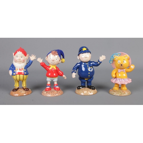 485 - Four boxed Royal Worcester Noddy figures to include Noddy, Mr Plod, Big Ears and Tessie Bear.