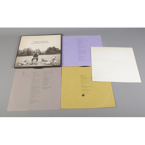 200 - George Harrison 3 LP box set complete with original sleeves and poster.