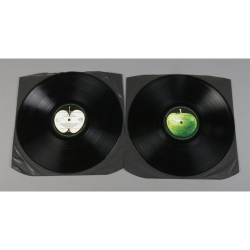 204 - The Beatles White Album No. 0313402 top opening stereo pressing. Includes original poster and two of... 