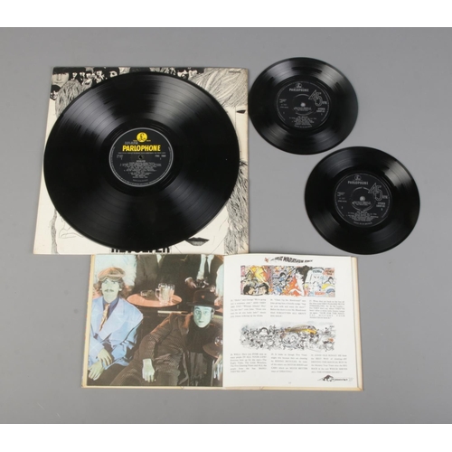 205 - The Beatles: Revolver vinyl record with yellow and black Parlophone label (Serial No. PMC 7009) alon... 