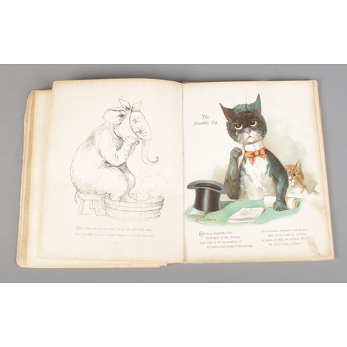 257 - Fun and Frolic; Louis Wain and Clifton Bingham. With hard cover, London, Ernest Nister. Printed in B... 