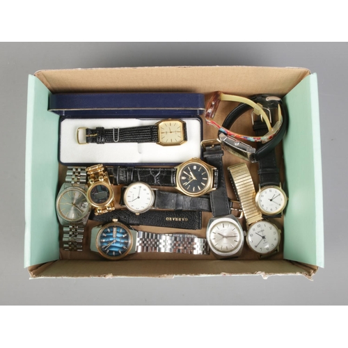 273 - A collection of mainly Gents wristwatches, to include Rotary 21 Jewel automatic, Sekonda 19 Jewels m... 