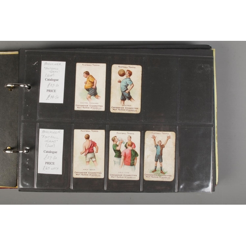 531 - One folder of incomplete cigarette cards including Grenadier Cigarettes 