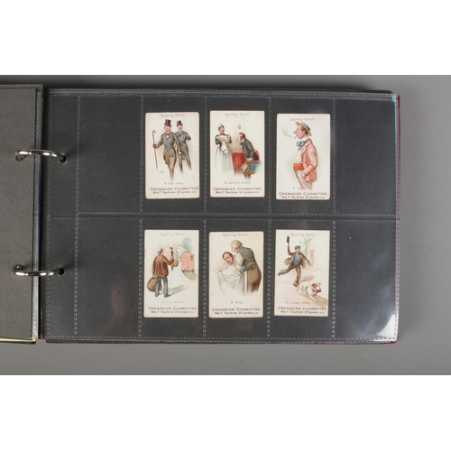 531 - One folder of incomplete cigarette cards including Grenadier Cigarettes 