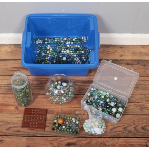 341 - A large quantity of marbles