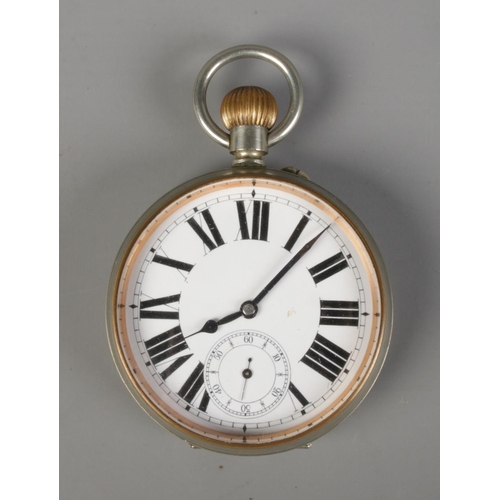 427 - A goliath open face pocket watch.