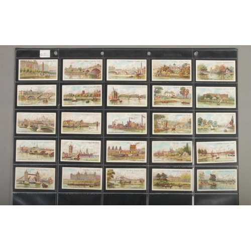 419 - Taddy's cigarette cards, complete set 25/25 Thames Series.