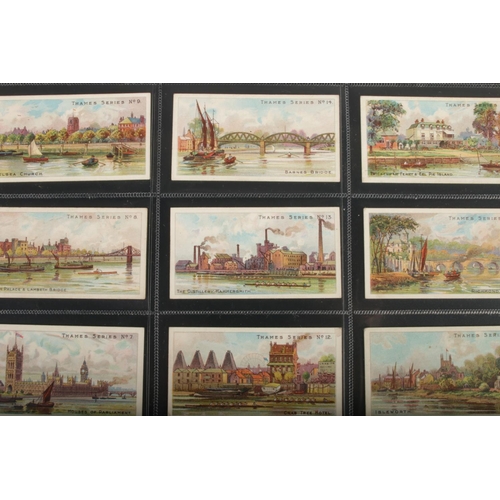 419 - Taddy's cigarette cards, complete set 25/25 Thames Series.