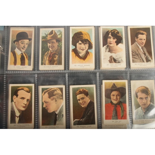 431 - Two albums of over 240 cigarette cards in incomplete sets including Turf cigarettes sports records, ... 