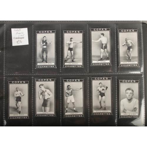 433 - A folder of over 60 rare high quality odd cards including Allen & Ginter Naval Flags, Worlds Smokers... 