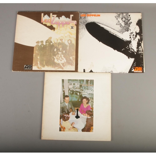 41 - Three Led Zeppelin LP's including Presence, Led Zeppelin I & II