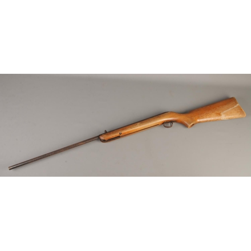 75 - A break barrel .177 air rifle. Probably a BSA Cadet Major. Serial No. CC32559.  CANNOT POST