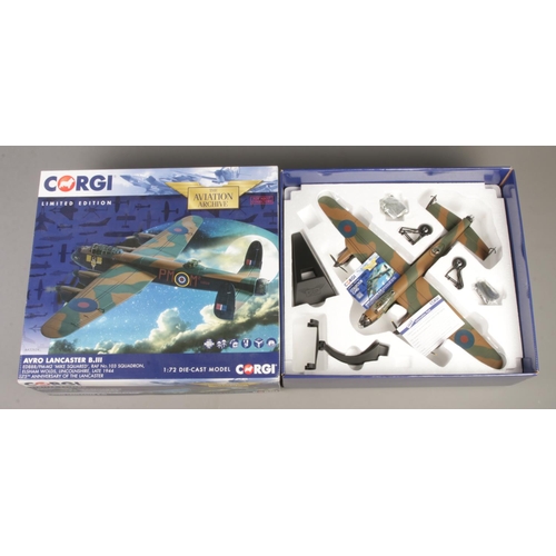 85 - Corgi: The Aviation Archive; A Limited Edition (1158/1800) Avro Lancaster B.III (AA32624) 1:72 scale... 